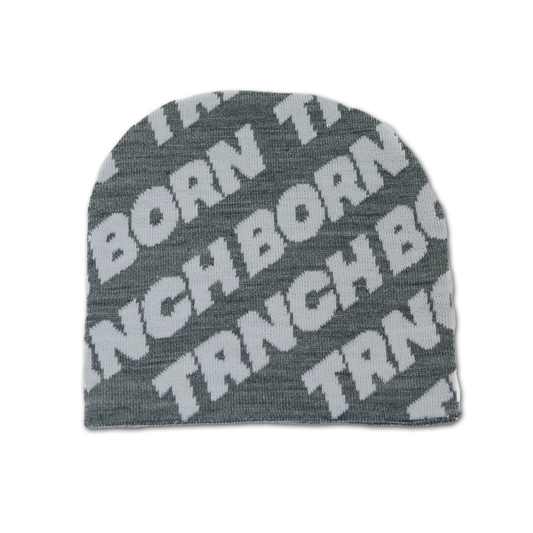 TRNCH Beanie - White&Grey